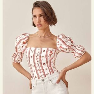 Reformation Norton Linen Top